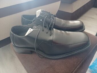 Kožené pánské boty