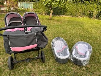 Kočárek pro dvojčata Dorjan