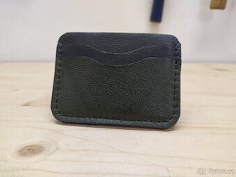 Kožené pouzdro na doklady – ruční výroba