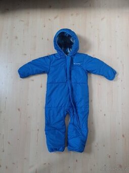 Modrá péřová kombinéza Columbia, 18-24 měsíců