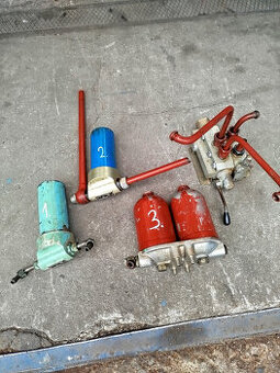 hydraulické filtry a rozvaděč