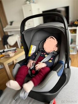 Autosedačka vajíčko Britax Romer šedá premium line +základna
