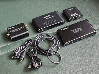 Sada AV převodníků Techole - HDMI 4K UHD, DAC