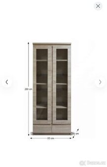 Vitrína 2D2S PANAMA Typ 03