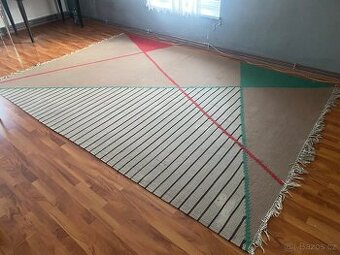 Geometrický koberec Antonín Kybal 50.léta