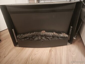 Nástěnný přímotop 2kW + efekt krbu, plameny