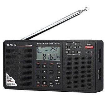 Nový TECSUN PL-398MP stereo přenosné radio
