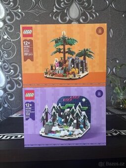 Lego GWP 40784 African Savana Diorama a 40785 polární záře