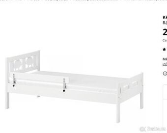 Detska postel IKEA Kritter s matrací.