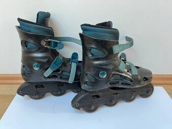 Kolečkové Brusle Vel. 39 -hezký stav
