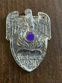 Pamětní německý odznak Frankenberg 1936 – výrobce Lauer