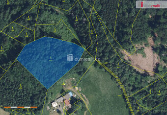 prodej lesního pozemku 4773 m2 Bítouchov u Semil, Liberecký 