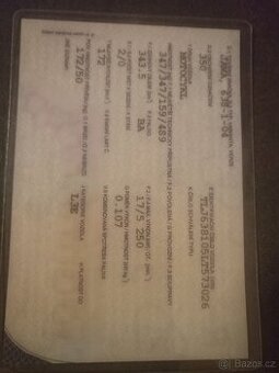 Jawa 350/638 , doklady,zapsaný závěs PAV