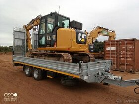 Nákladní přívěs na Bagr CAT BOBCAT kompresor vrtná souprava