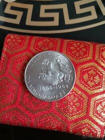 Stříbrná památní mince z roku 1969