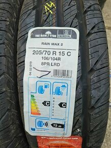 205/70R15C  106/104R Uniroal Rain Max2 2ks  nové - 1