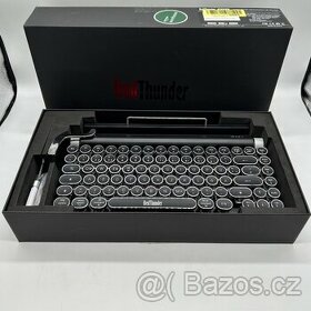 RedThunder RT84 Retro klávesnice psacího stroje/BT 5.0