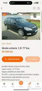 Škoda Octavia 1.9 TDI Nekupovat Podvod 