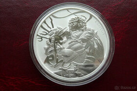 1 oz stříbrná mince Street Fighters Ryu 2022 Perth Mint