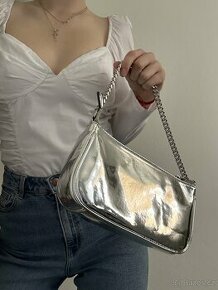 Dámská stříbrná kabelka Gina Tricot