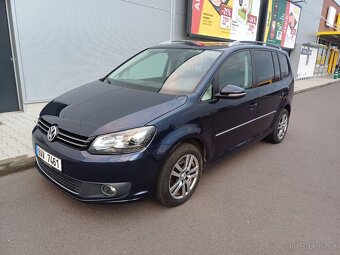 VW Touran HIGHLINE 2.0 TDI 130 kW DSG, 2015, Modrá Metalíza
