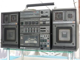 SONY FH-5, vzácný boombox, odnímatelné repro