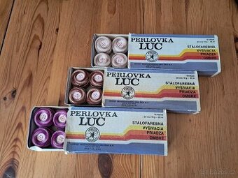 příze, perlovka - 1 balení po 10 klubíček