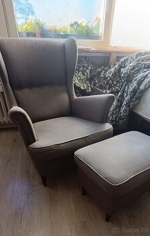 křeslo IKEA ušák Strandmon