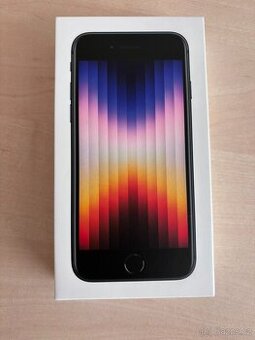 iPhone SE (2022) 64 GB, Černý - Nový, nerozbalený - 1