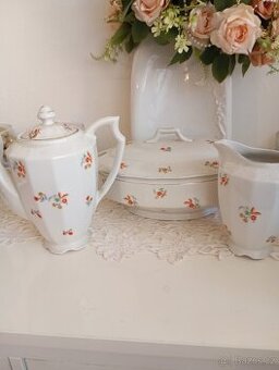 Retro porcelánová sada Czechoslovakia