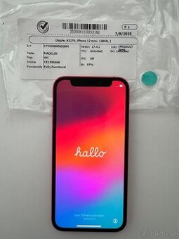Pekny Apple iPhone 12 mini 128GB Red