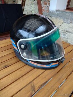 Retro helma na motorku Cassida