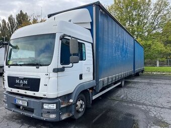 Souprava MAN TGL 8.220 4X2 BL s přívěsem Spermann