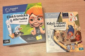 Albi tužka základní sada + kniha Když roboti brebentí