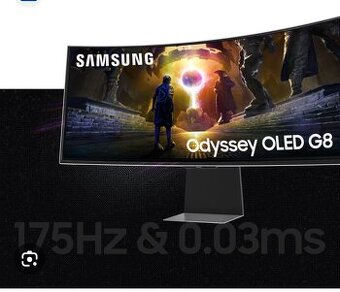 Samsung odyssey G8 175hz 34”