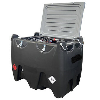 Mobilní nádrž na naftu 600 litrů, 40 l/min –12V+hladinoměr