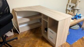 Pracovní stůl rohový (2, zrcadlově otočené)