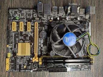 Základní deska ASUS H81M-PLUS + i5-4460 + 8GB RAM