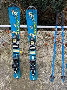 Dětské lyže Tecno (80 cm) a hůlky