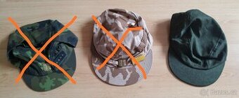 Vojenská montérková čepice