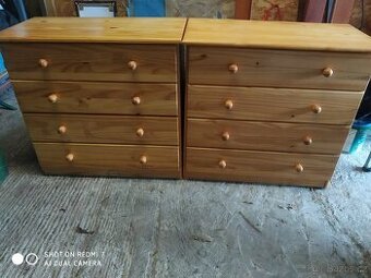 2x Komoda se šuplíky