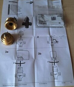 Prodám pohon Siemens STP321.65L10 a adapter Siemens AL 100