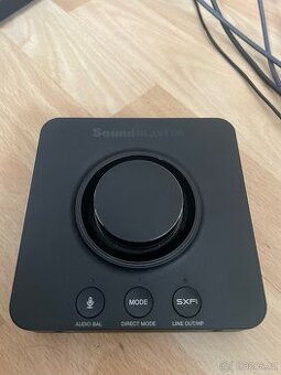 Externí zvuková karta Sound Blaster x3