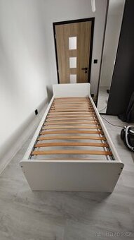 Ikea postel bílá 90x200 + šuplík