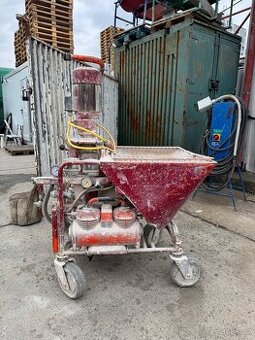 PFT Omítací stroj 380v použití po servisu