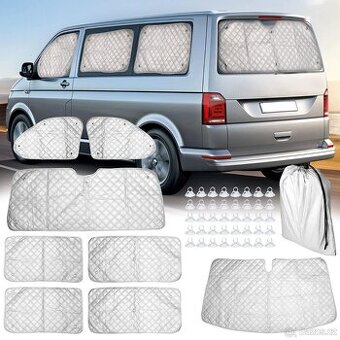 Vnitřní termožaluzie pro obytnou dodávku - kompletní zakrytí