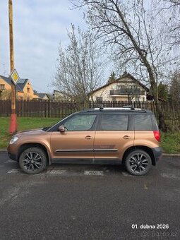 Levé zadní dveře škoda yeti