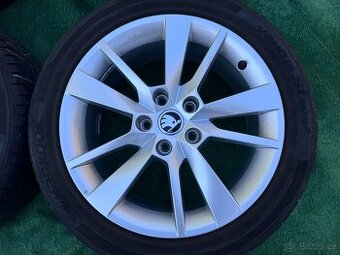 Originál alu kola Škoda Octavia 5x112 R17 letní