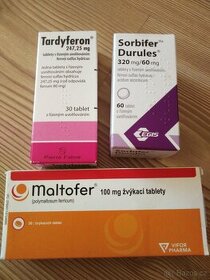 Sorbifer, Tardyferon a Maltofer - 1