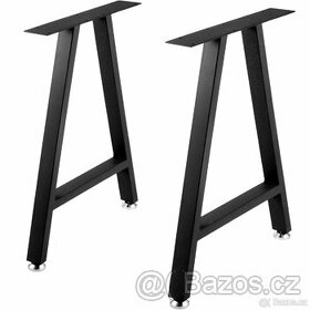 Kovové nohy stolové/podnoží 71 x 45 cm (nosnost 540 kg)